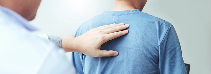 Chiropractic Knoxville TN Back Exam Patient